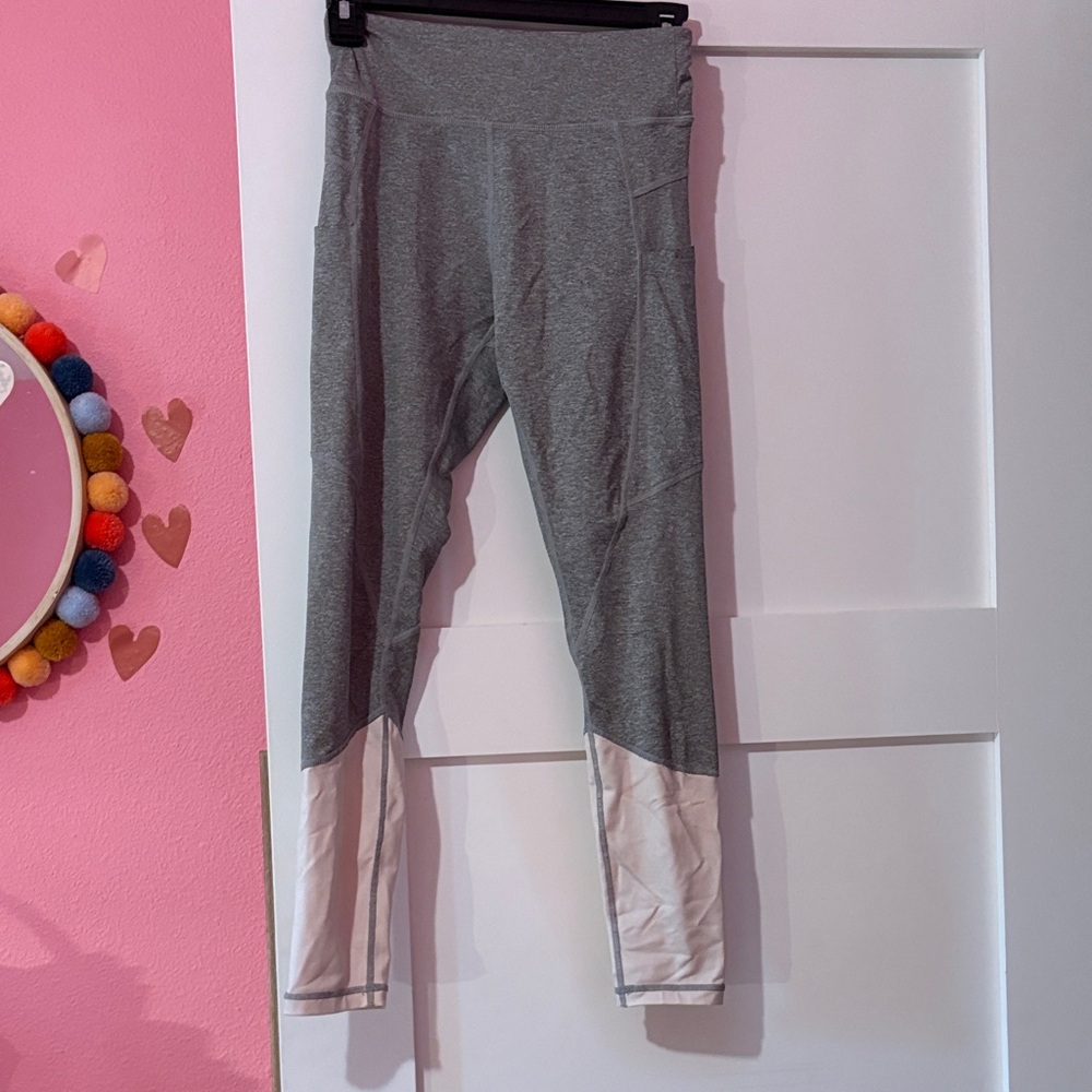 Gray and Pink Leggings Juniors XS